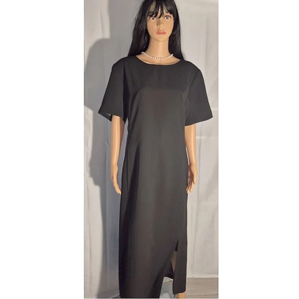 J.G. Hook Long black dress in size 18W - Picture 4 of 16